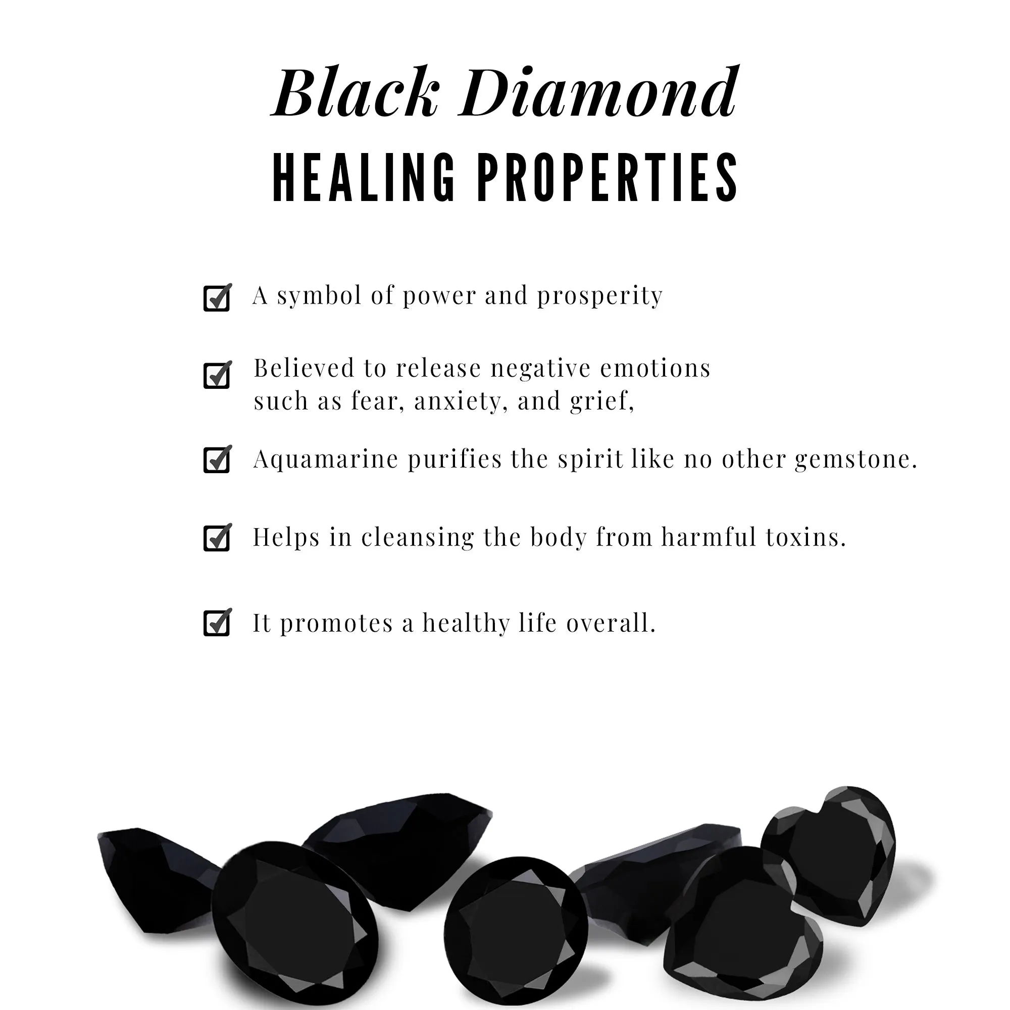 0.25 CT Black Diamond and Gold Star Charm Chain Bracelet