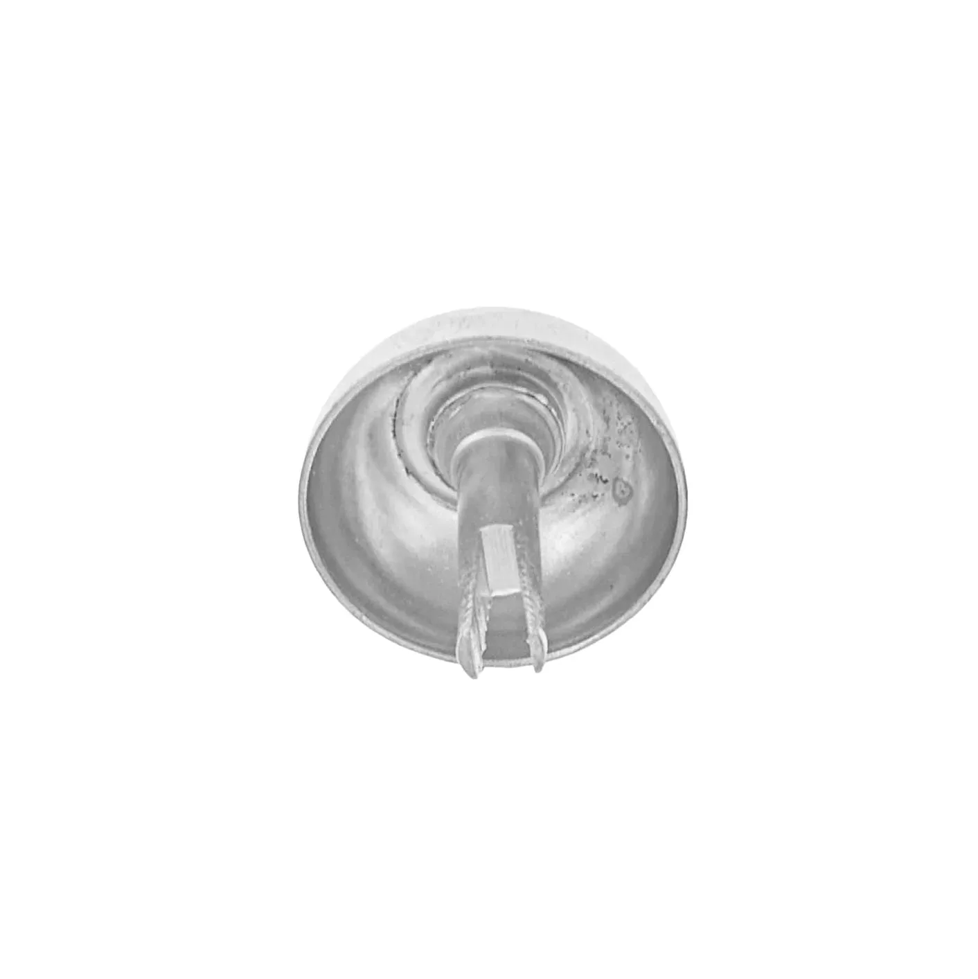 18mm Nickel, Round Handbag Bottom Stud, Steel-PK10, #312-8-16-NP