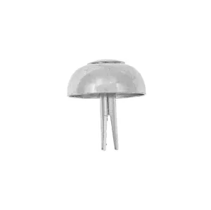 18mm Nickel, Round Handbag Bottom Stud, Steel-PK10, #312-8-16-NP