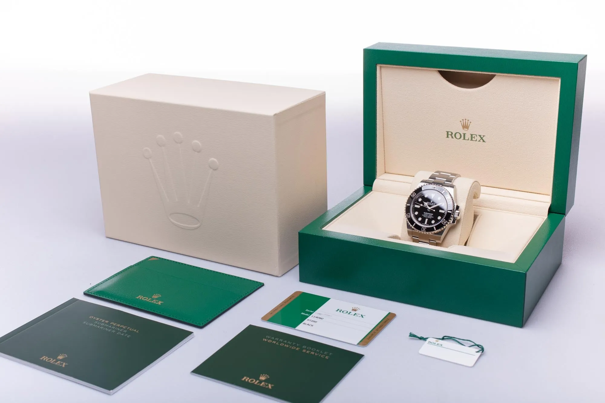 2020 Rolex Submariner 114060 No Date with Box & Card