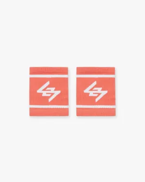 247 Logo Wrist Bands - Coral