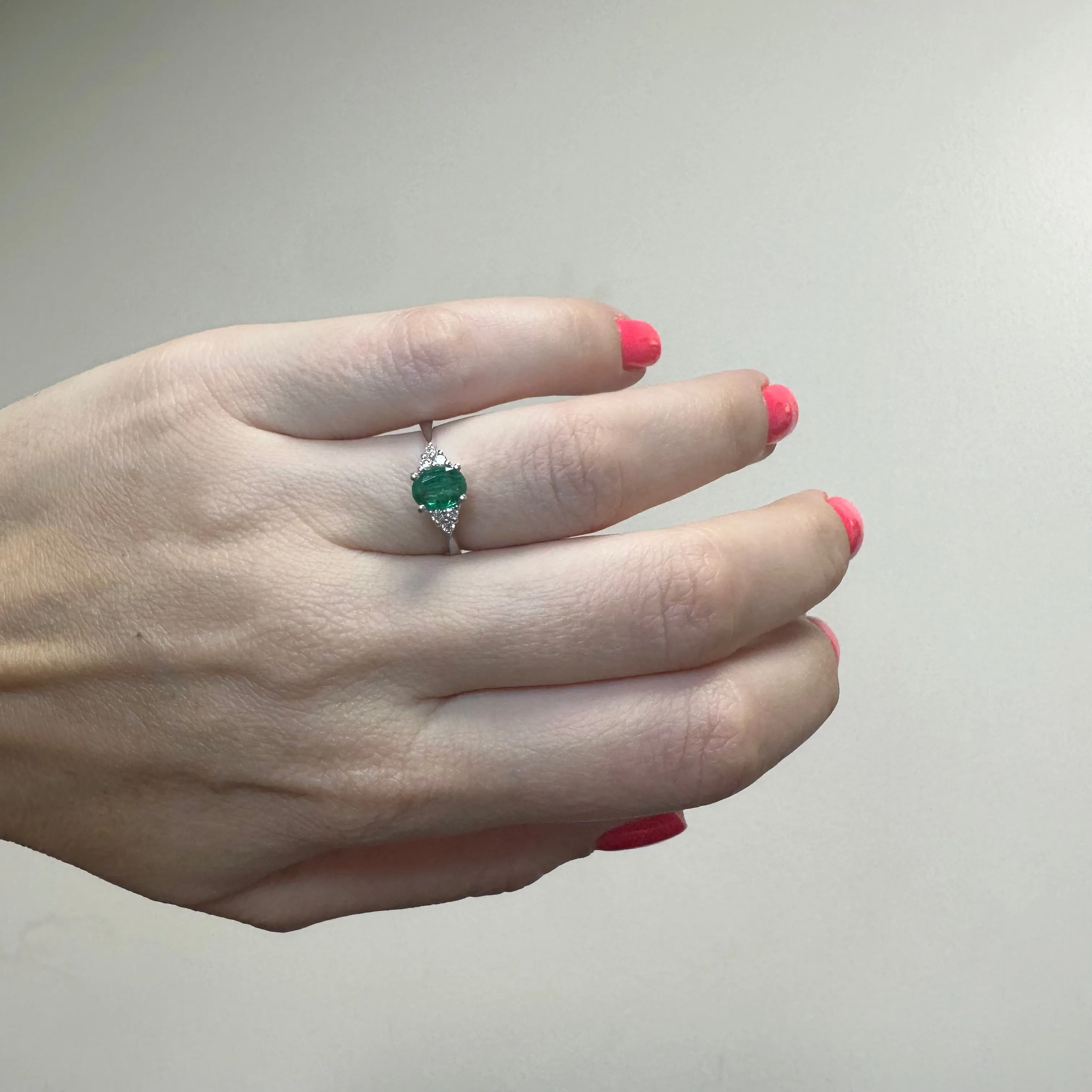 .77ct Emerald and Diamonds Ring