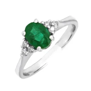 .77ct Emerald and Diamonds Ring