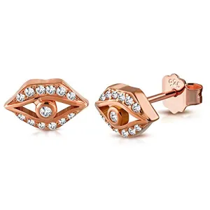 925 Sterling Silver Evil Eye Protection Stud Earrings