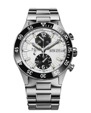Ball Men's Watch Roadmaster Rescue Chronograph White DC3030C-S-WHBK
