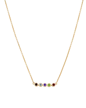 Bauble Birthstone Necklace - 18K Gold Vermeil
