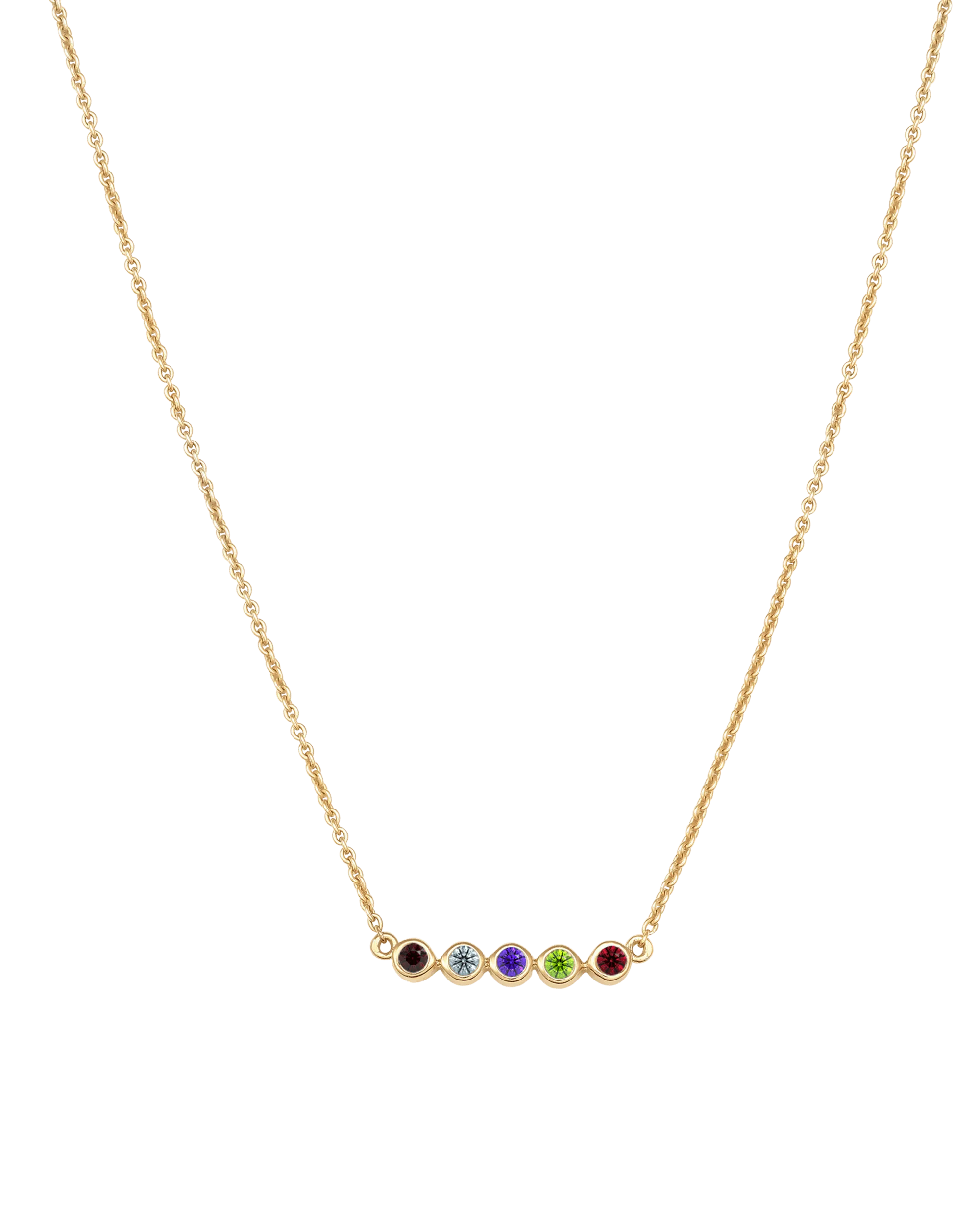 Bauble Birthstone Necklace - 18K Gold Vermeil