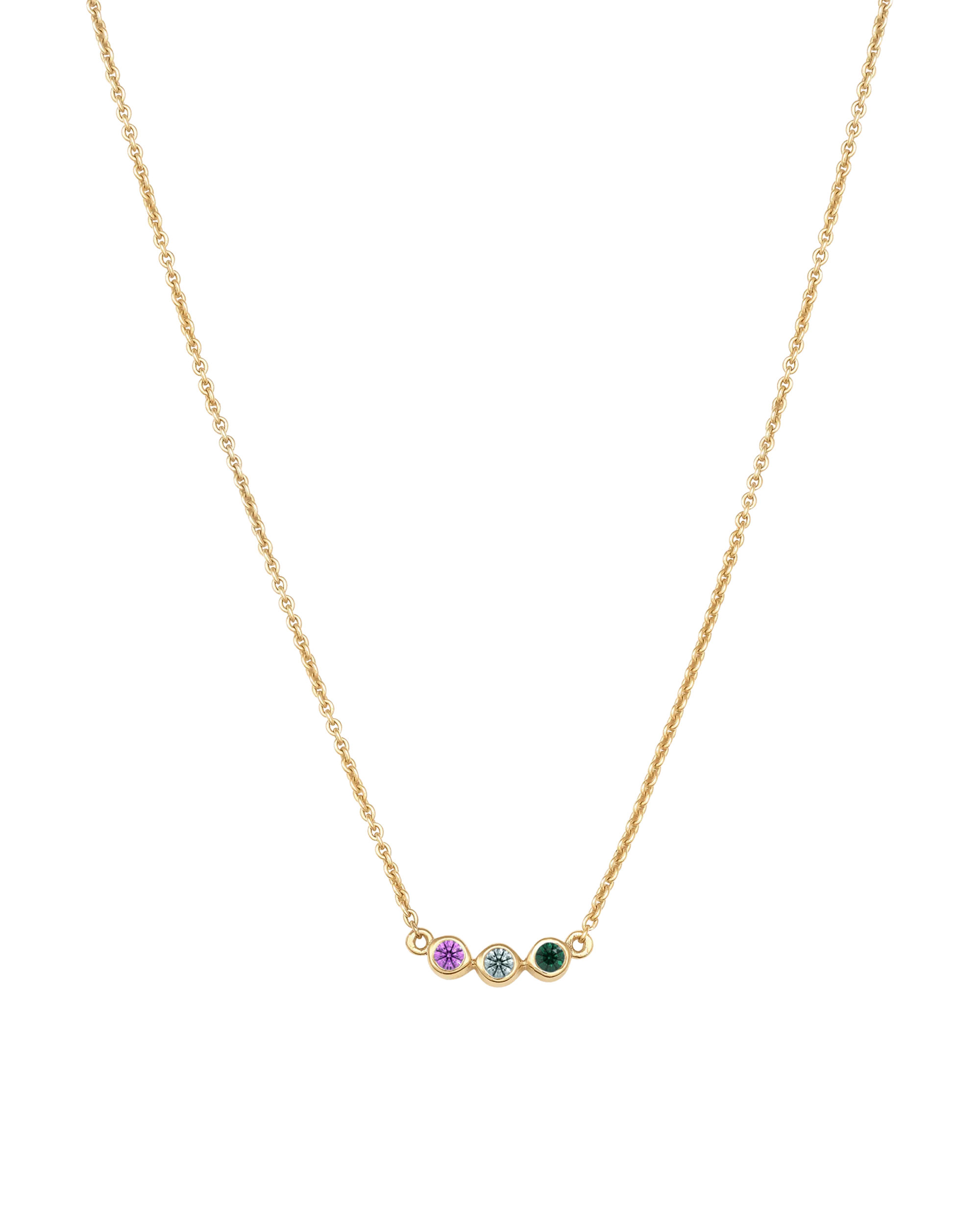 Bauble Birthstone Necklace - 18K Gold Vermeil