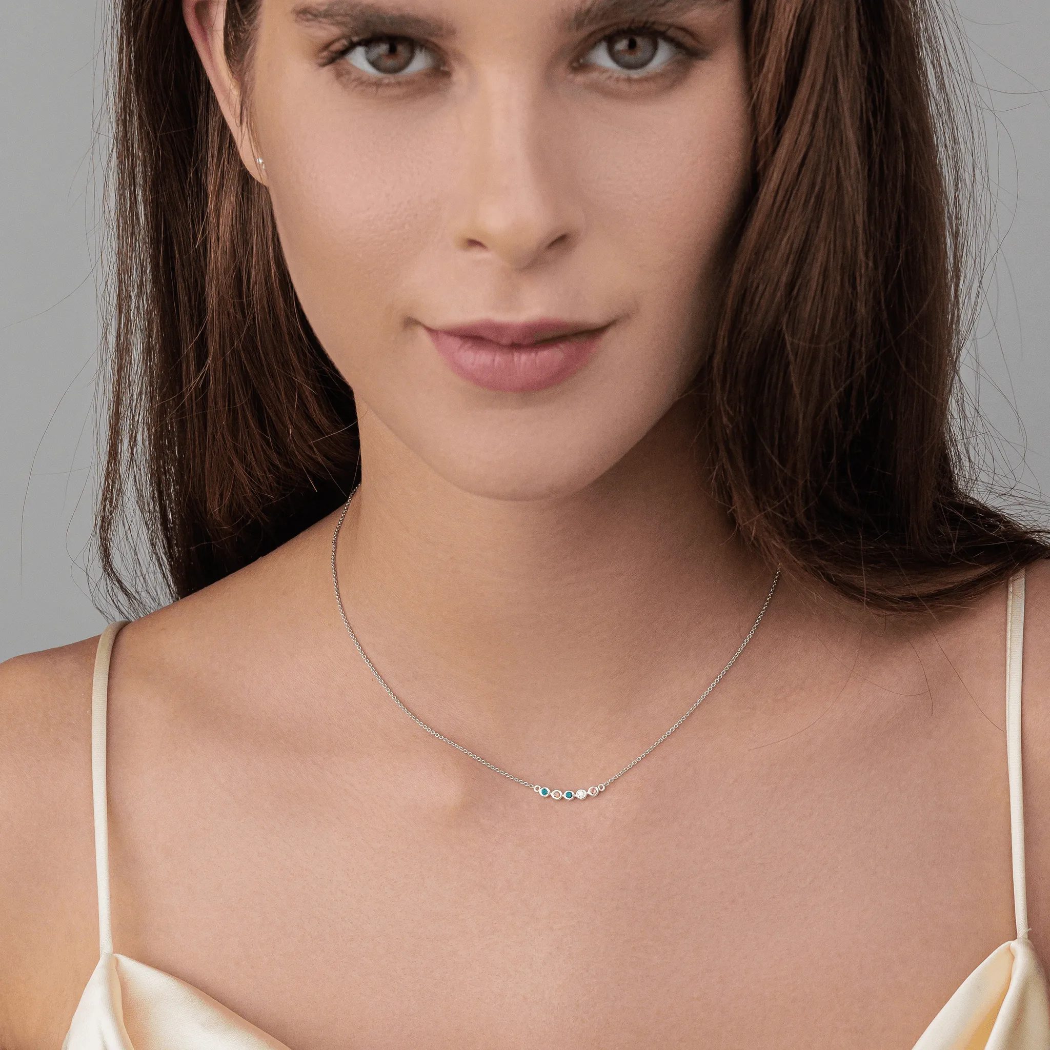 Bauble Birthstone Necklace - 18K Gold Vermeil