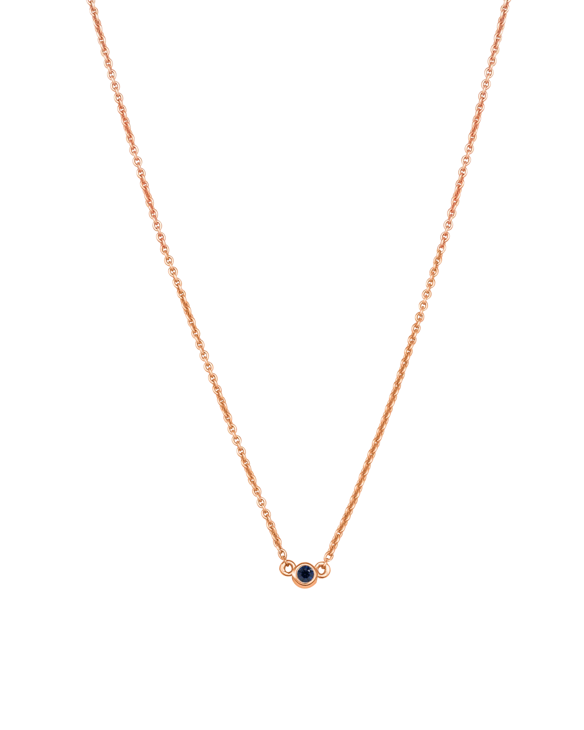 Bauble Birthstone Necklace - 18K Rose Vermeil