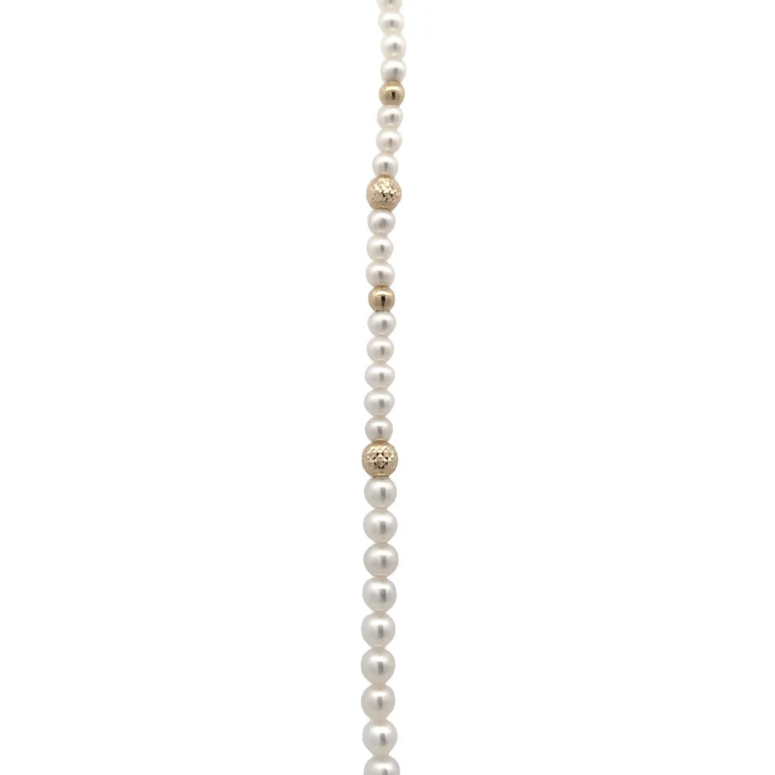 Beeghly & Co.Yellow Gold Opera 26-36" Pearl Necklace