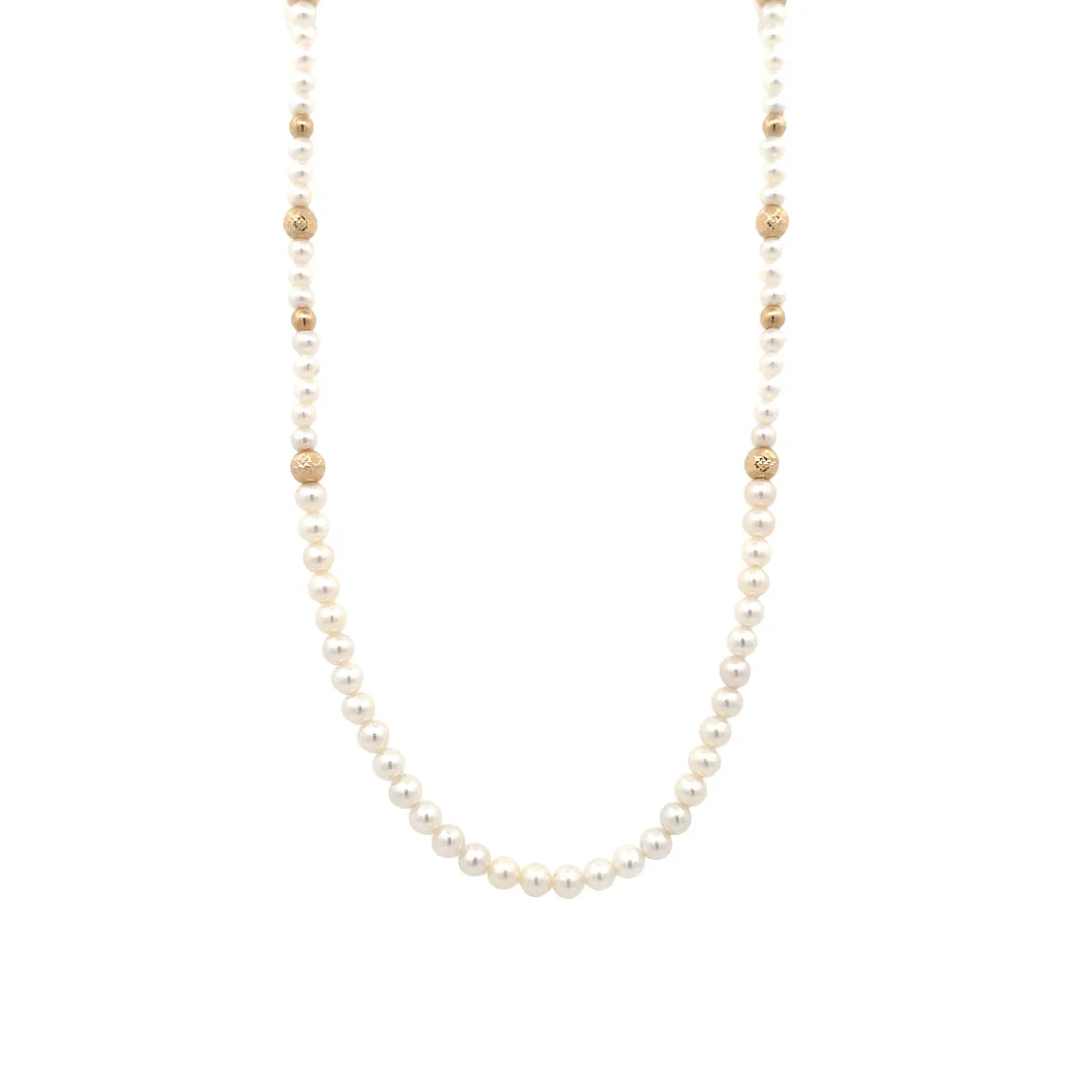 Beeghly & Co.Yellow Gold Opera 26-36" Pearl Necklace