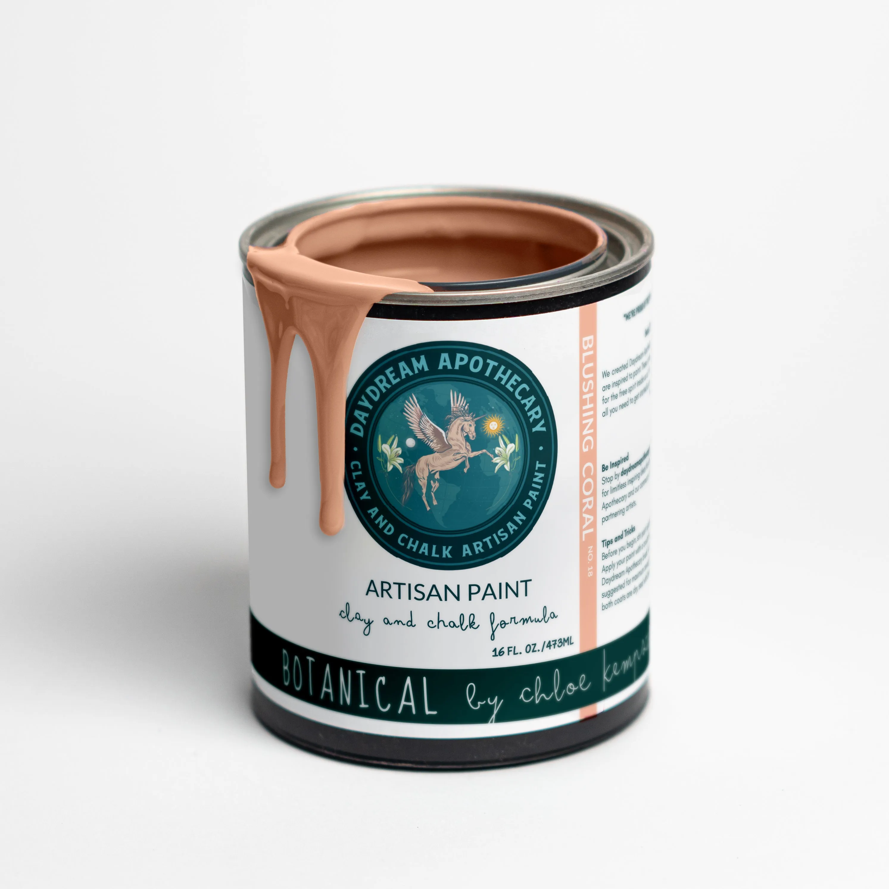 Blushing Coral: Daydream Apothecary Clay and Chalk Artisan Paint