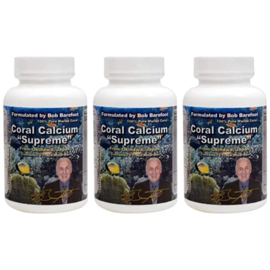 Bobs Best, Coral Calcium Supreme (90 Count (Pack of 3))