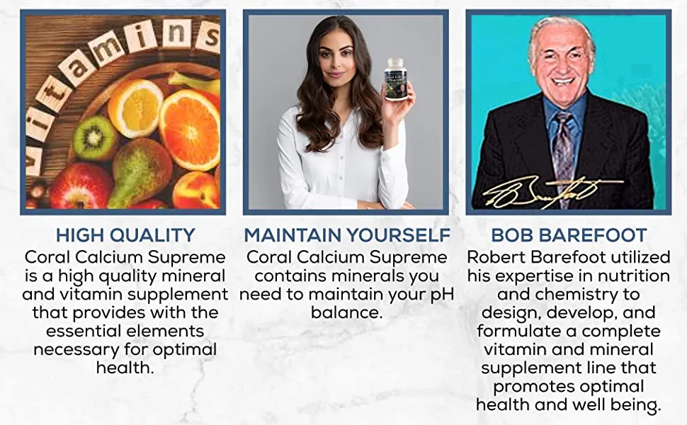 Bobs Best, Coral Calcium Supreme (90 Count (Pack of 3))