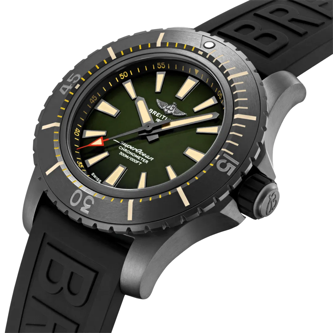 BRT Watch Superocean AutoMTic 48 Black Titanium Green