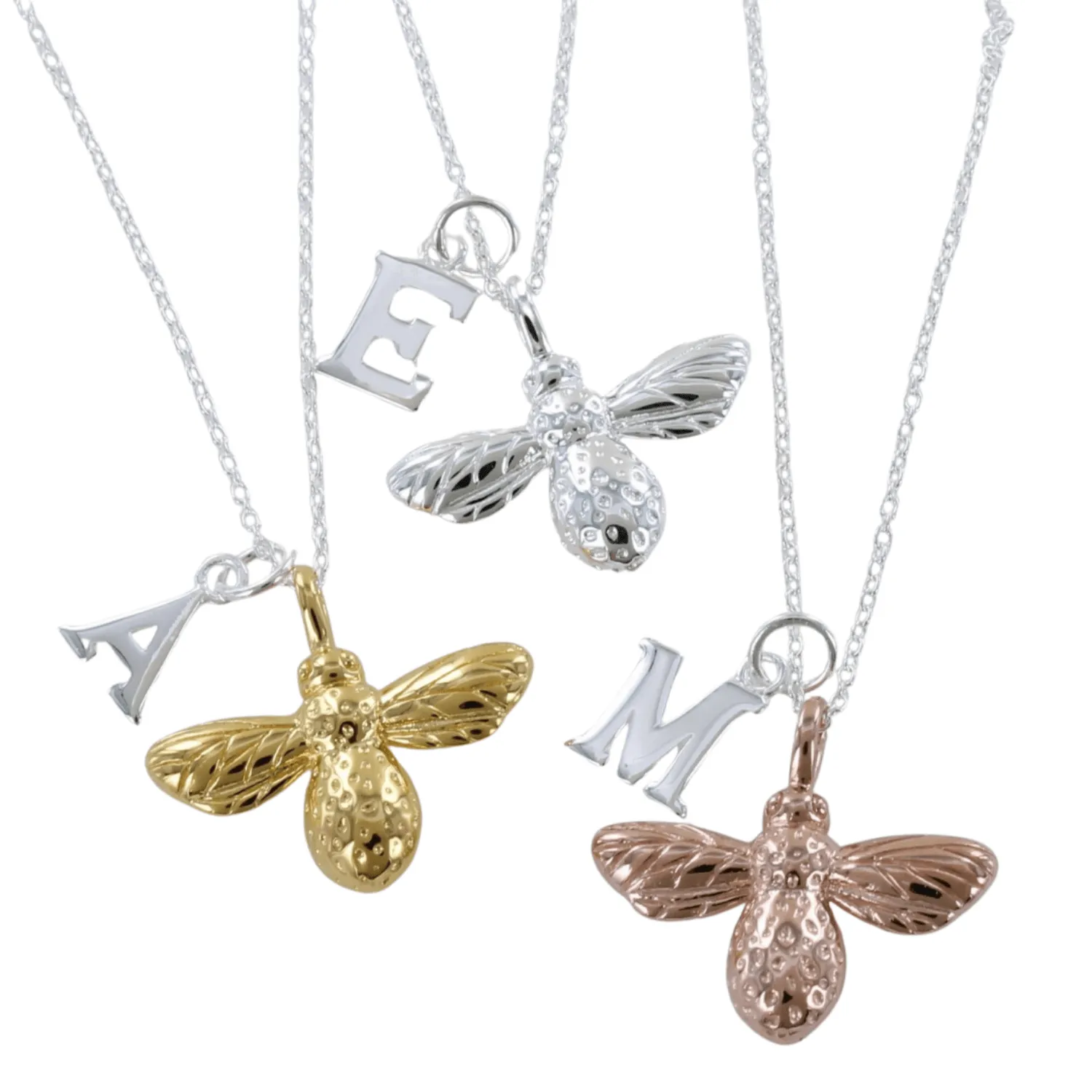 Bumble Bee Sterling Silver Necklace
