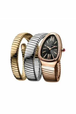 bvlgari serpenti tubogas 35mm 18kt rose gold ladies watch