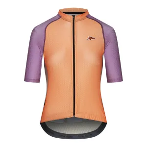 CAFE DU CYCLISTE Annette Women Jersey - Dutch Coral Glycine