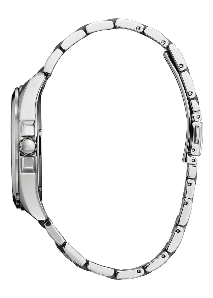 CITIZEN GENTS ECO-DRIVE GREEN DIAL STAINLESS STEEL BRACELET BM7530-50X