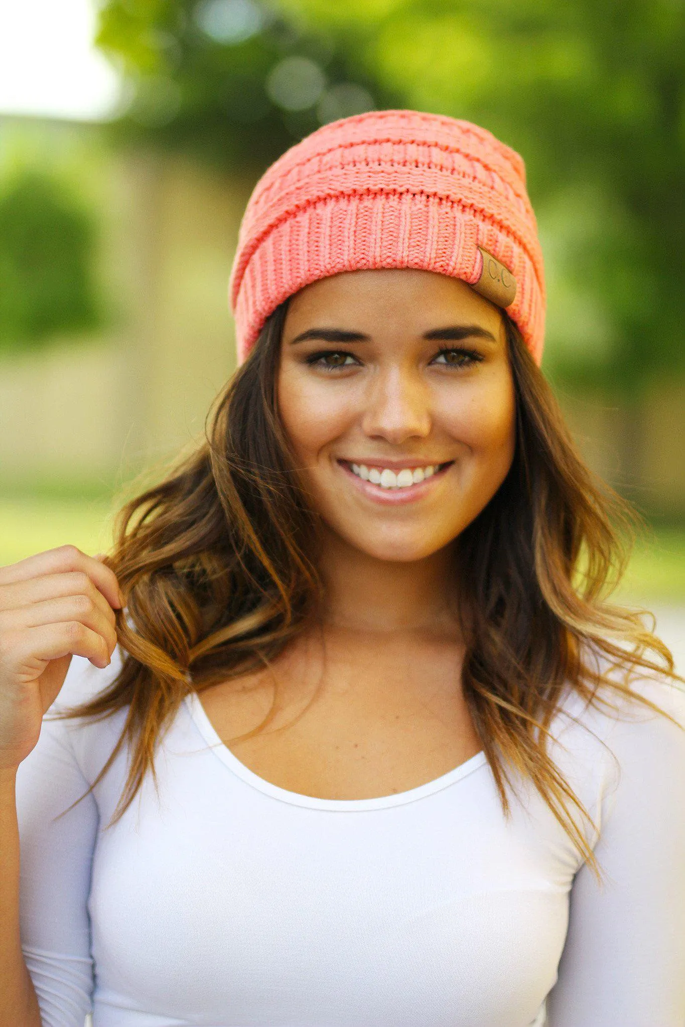 Coral Knit Beanie