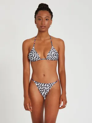 Coral Morph Triangle Bikini Top - Multi