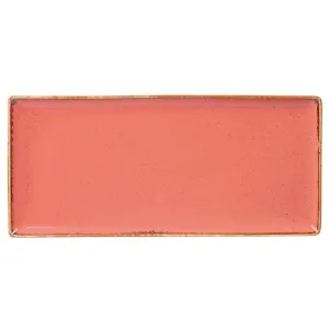 Coral Rectangular Platter 35x15.5cm/13.75"x6" - Pack 6