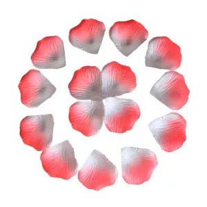 Coral Rose Petals Artificial Flower Silk Petals Bulk 1000 pcs