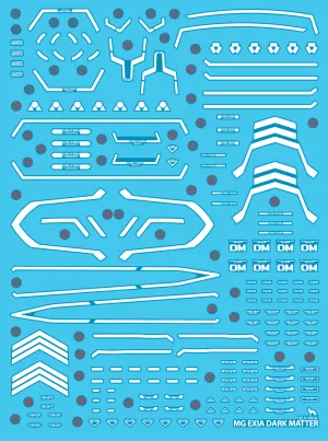 DD MG Exia Dark Matter Luminous Water Decal