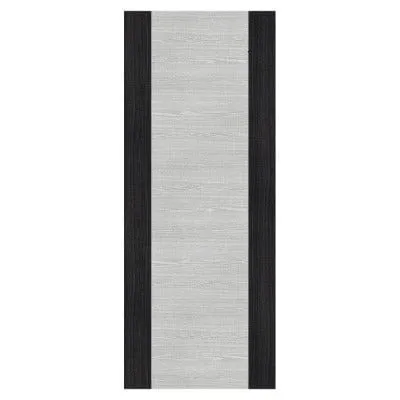 Deanta Flush Light Grey Ash Prefinished Internal Fire Door FD30 With Dark Grey Edges 1981mm x 762mm