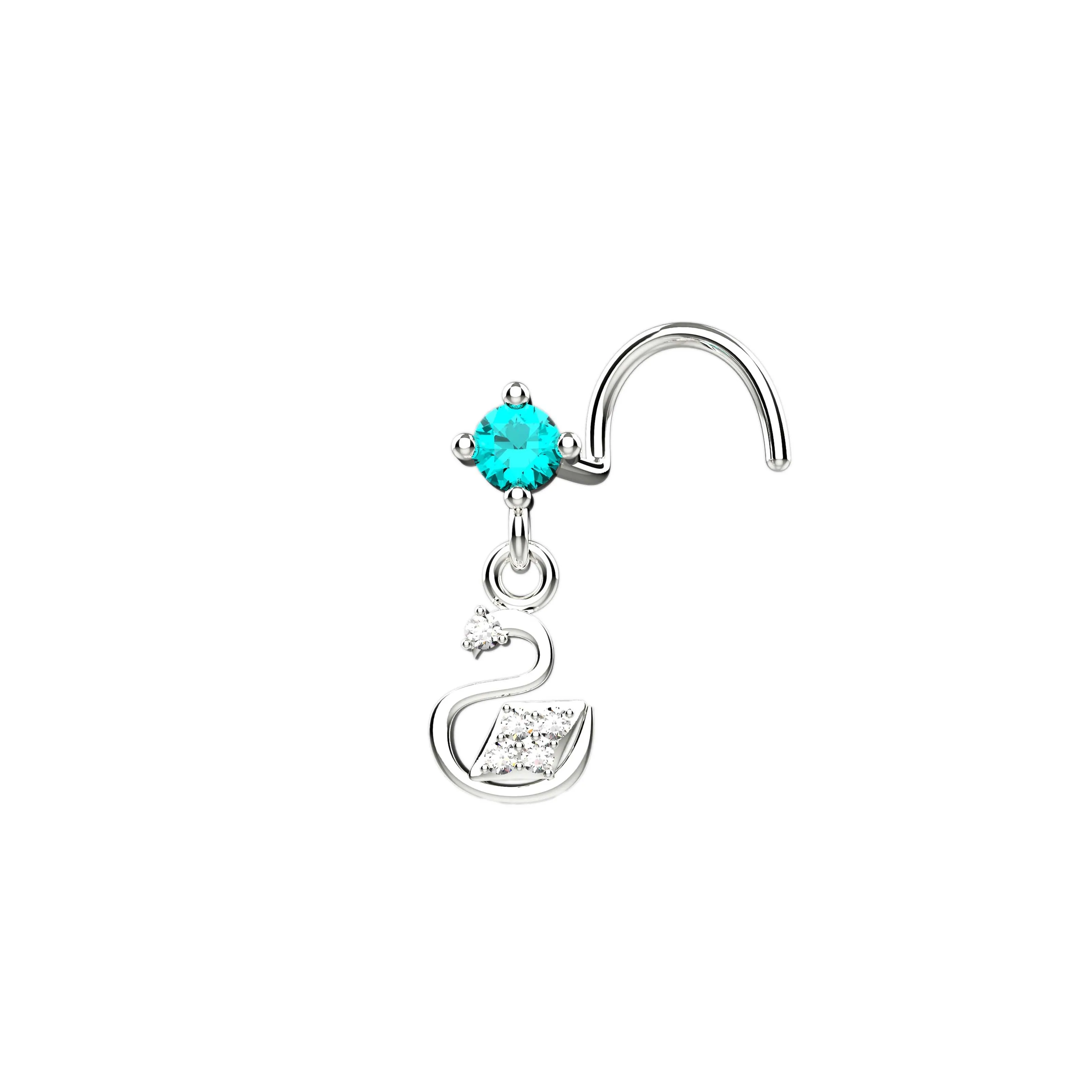 Duck Dangle Nose Piercing – Cute and Quirky Gold Nose Stud