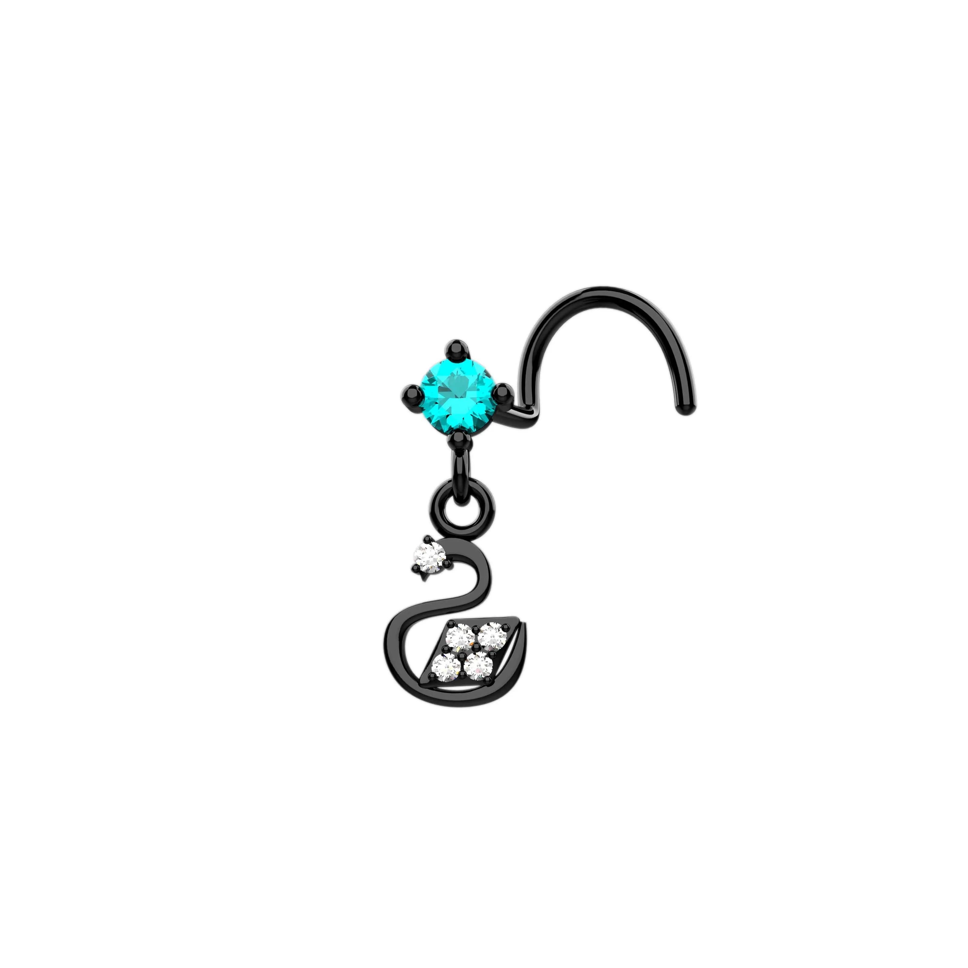 Duck Dangle Nose Piercing – Cute and Quirky Gold Nose Stud