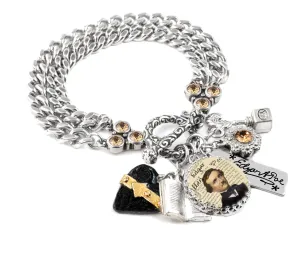 Edgar Allen Poe Charm Bracelet