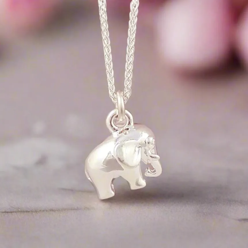 Elephant Silver Charm