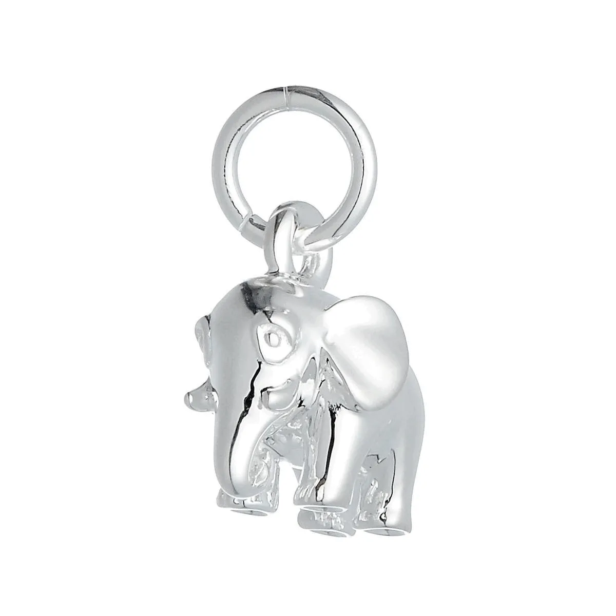 Elephant Silver Charm