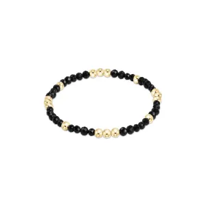 Enewton Worthy Pattern 3mm Bead Bracelet- Faceted Onyx