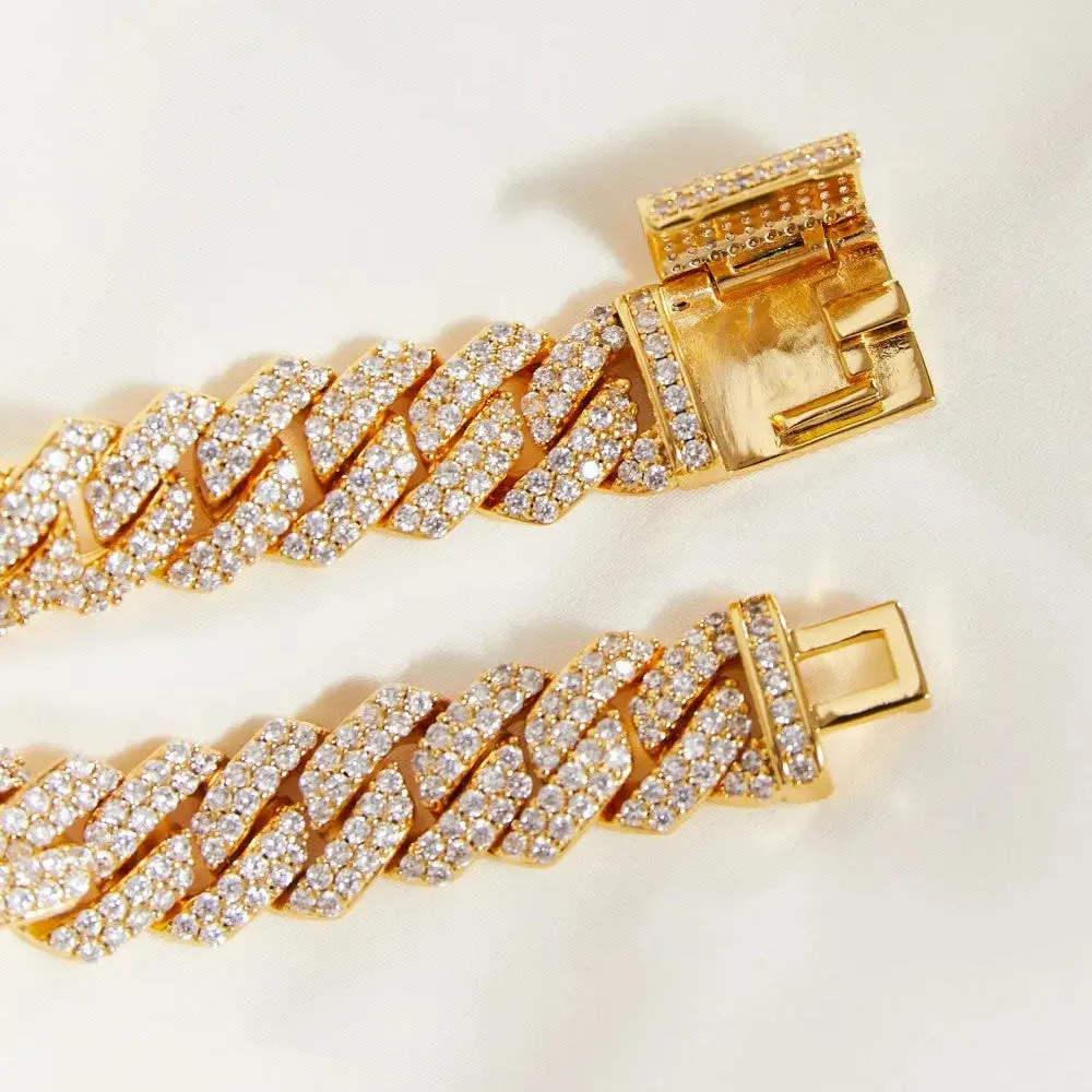 Enforcer | Alloy Inlaid Zircon Fashion Bracelet