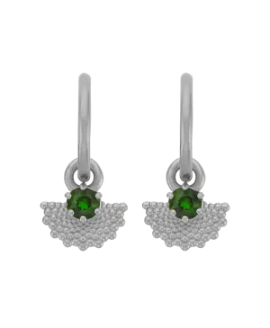 Eos Earrings | Chrome Diopside