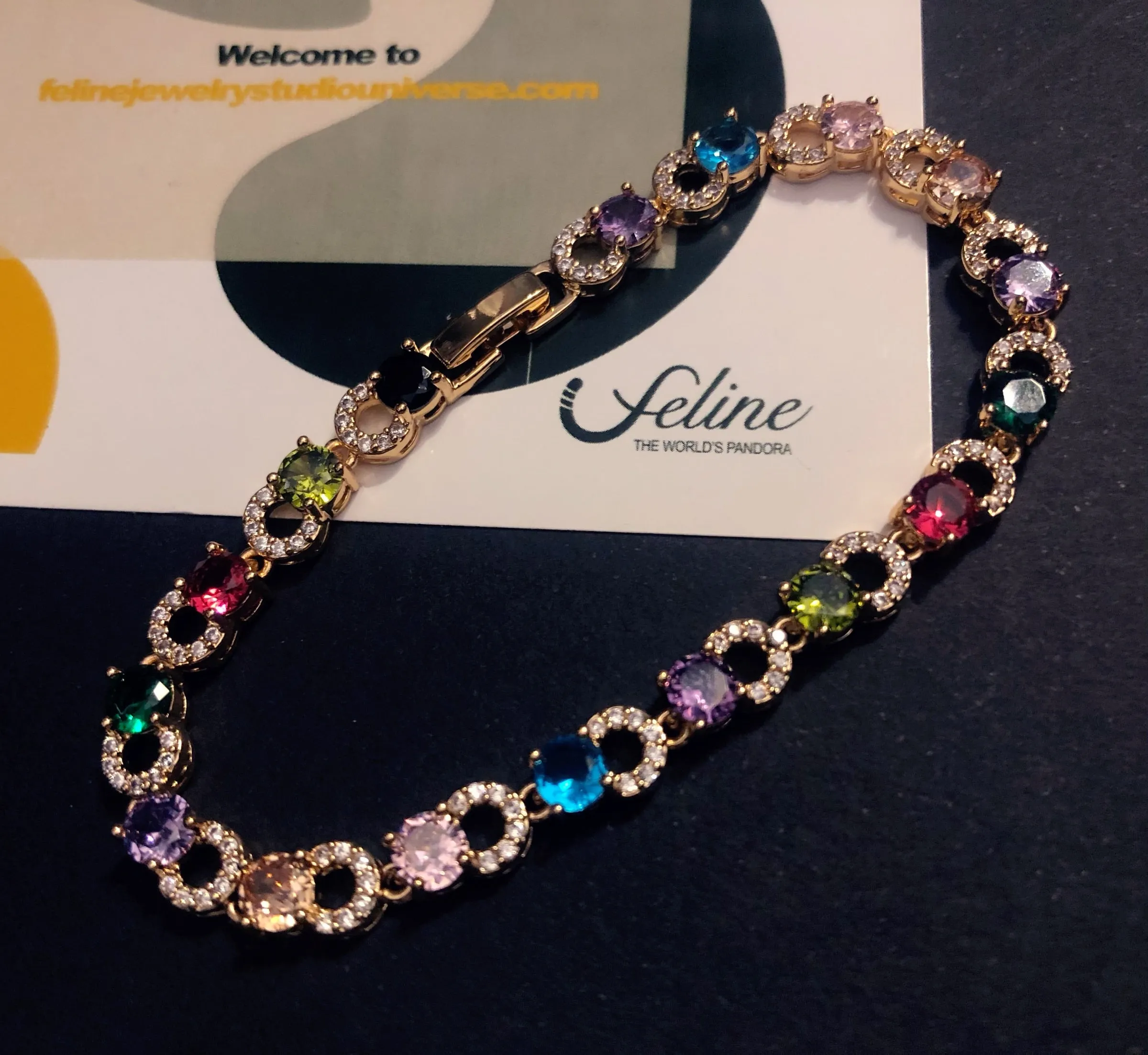 Ercan Multi Stone Bracelet
