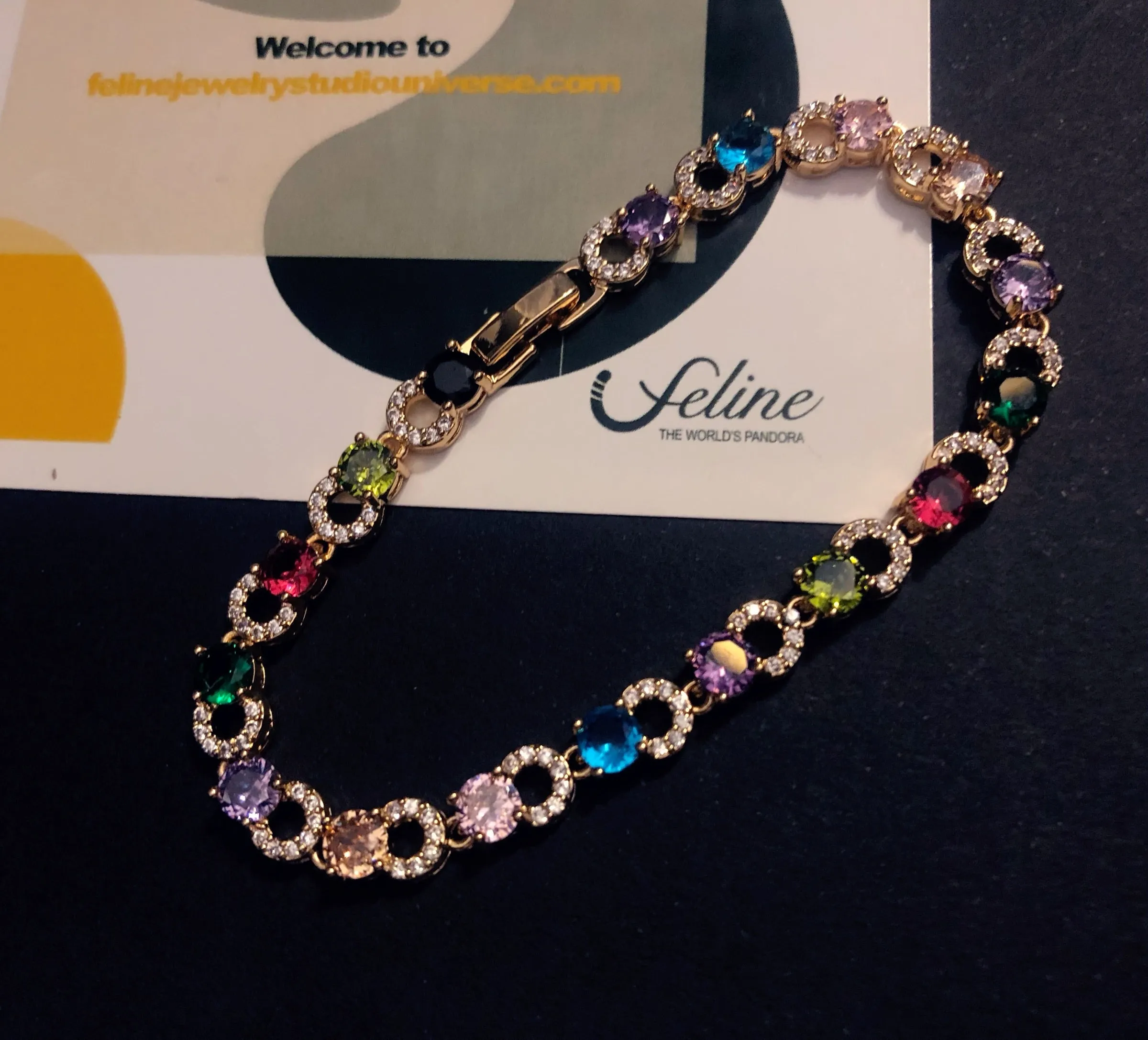 Ercan Multi Stone Bracelet