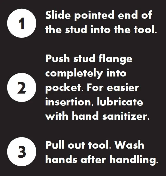 Flat Tip Studs - for Bike Tires