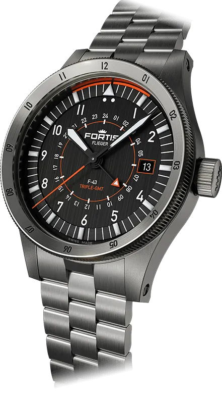 Fortis - Flieger F-43 GMT (Bracelet)