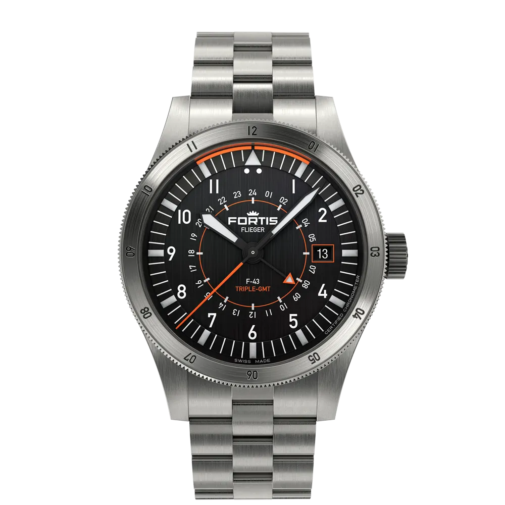 Fortis - Flieger F-43 GMT (Bracelet)