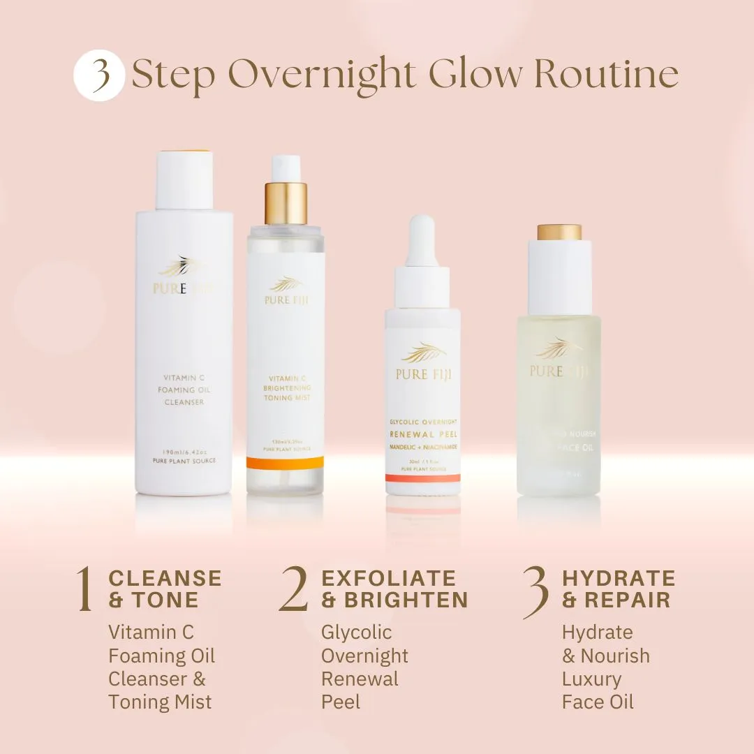 Glycolic Overnight Renewal Peel with Mandelic   Niacinamide (1oz/30ml)