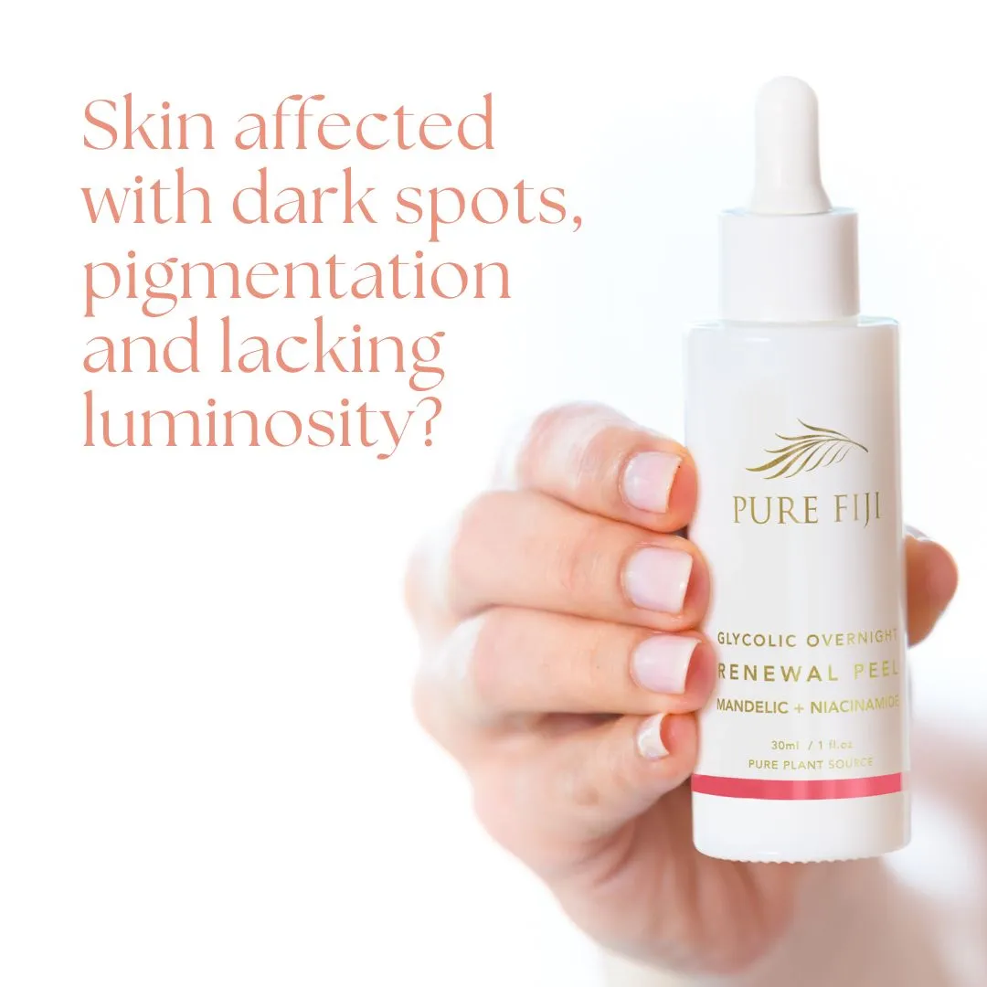 Glycolic Overnight Renewal Peel with Mandelic   Niacinamide (1oz/30ml)