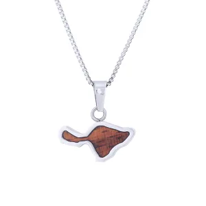 Hawaiian Koa Wood Necklace - Maui