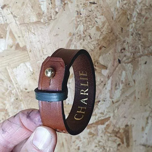 'Hawthorn' The Bespoke Handmade Leather Bracelet