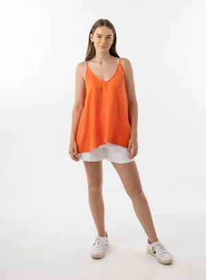 Imogen Cupro Cami-CORAL
