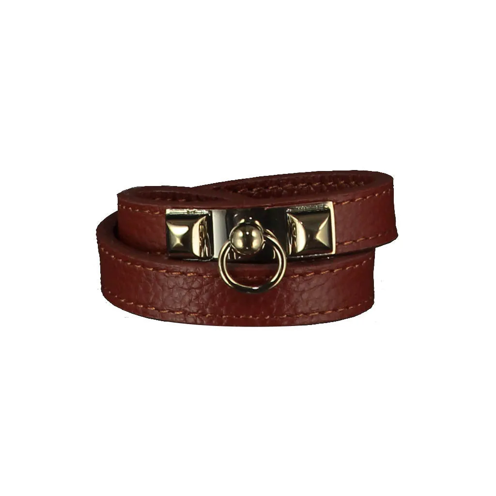 Kate Brown Leather Bracelet