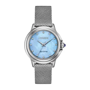 Ladies Bracelet Dress Stainless Steel Watch EM0790-55N